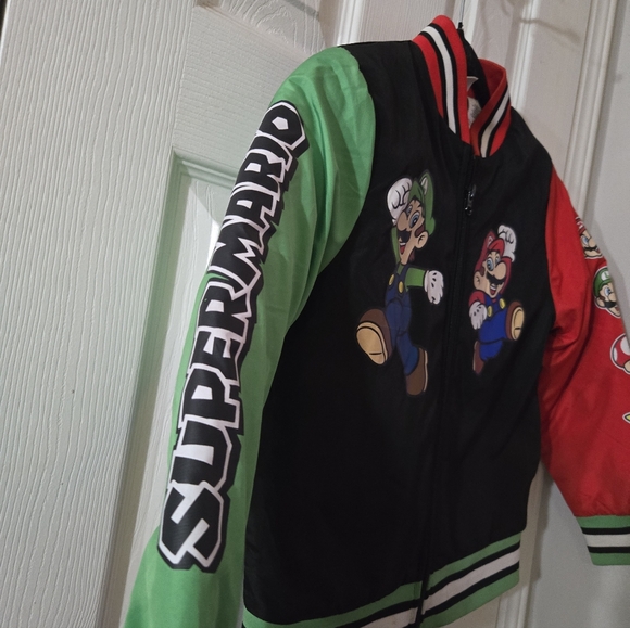 sz 8 boys Super Mario bomber jacket - Picture 2 of 7